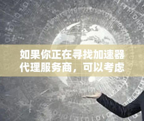 如果你正在寻找加速器代理服务商，可以考虑以下几家知名的服务提供商，他们提供不同的加速器解决方案，帮助用户提升应用性能和加速数据处理