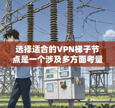 选择适合的VPN梯子节点是一个涉及多方面考量的过程，以下是分步的建议