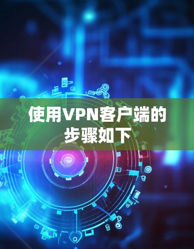 使用VPN客户端的步骤如下