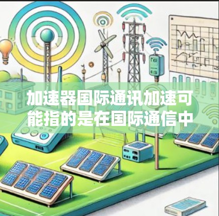 加速器国际通讯加速可能指的是在国际通信中使用加速器技术来提高数据传输速度或效率。加速器通常指的是物理学中的粒子加速器，但在网络通信和数据传输领域，加速器可能指的是一些用于加速数据传输的技术或设备