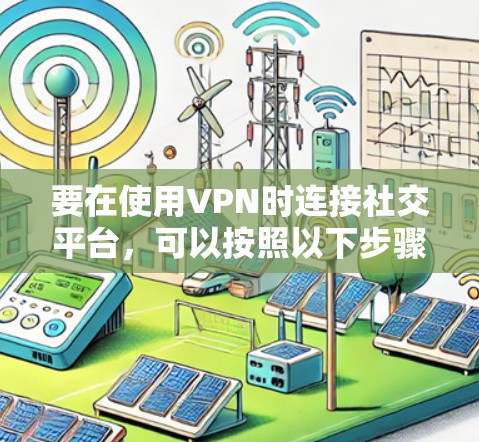 要在使用VPN时连接社交平台，可以按照以下步骤操作