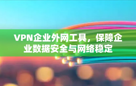 VPN企业外网工具,保障企业数据安全与网络稳定 VPN企业外网工具,保障企业数据安全与网络稳定