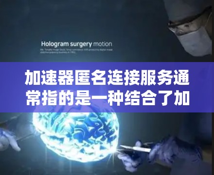 加速器匿名连接服务通常指的是一种结合了加速技术和匿名化功能的网络服务。这样的服务可以帮助用户在保持匿名性的同时,实现数据传输的加速。以下是一些可能的实现方式和相关概念 加速器匿名连接服务通常指的是一种结合了加速技术和匿名化功能的网络服务。这样的服务可以帮助用户在保持匿名性的同时,实现数据传输的加速。以下是一些可能的实现方式和相关概念