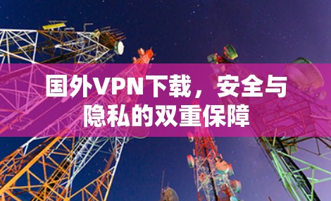 国外VPN下载,安全与隐私的双重保障 国外VPN下载,安全与隐私的双重保障