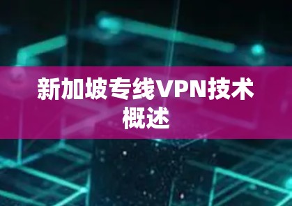 新加坡专线VPN技术概述 新加坡专线VPN技术概述