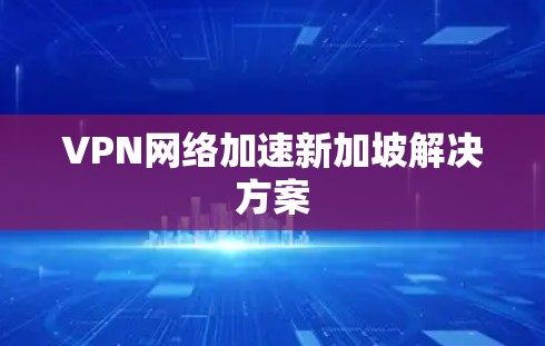 VPN网络加速新加坡解决方案