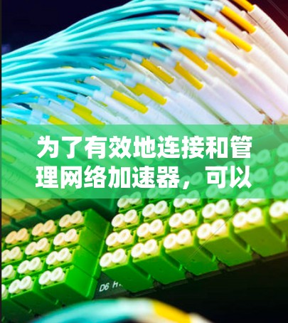 为了有效地连接和管理网络加速器，可以选择以下工具