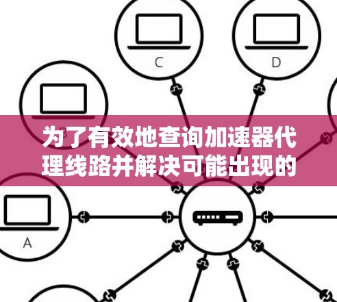 为了有效地查询加速器代理线路并解决可能出现的问题，可以按照以下步骤进行