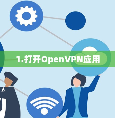 1.打开OpenVPN应用 1.打开OpenVPN应用