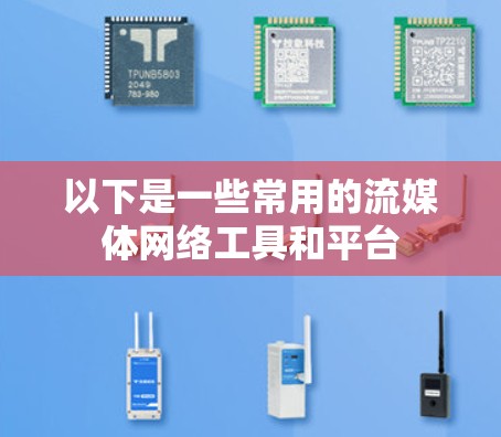 以下是一些常用的流媒体网络工具和平台