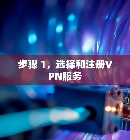 步骤 1,选择和注册VPN服务 步骤 1,选择和注册VPN服务