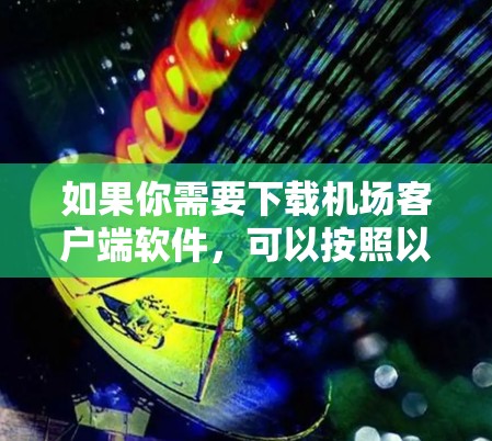 如果你需要下载机场客户端软件,可以按照以下步骤操作