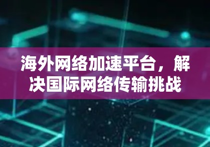 海外网络加速平台,解决国际网络传输挑战的创新方案